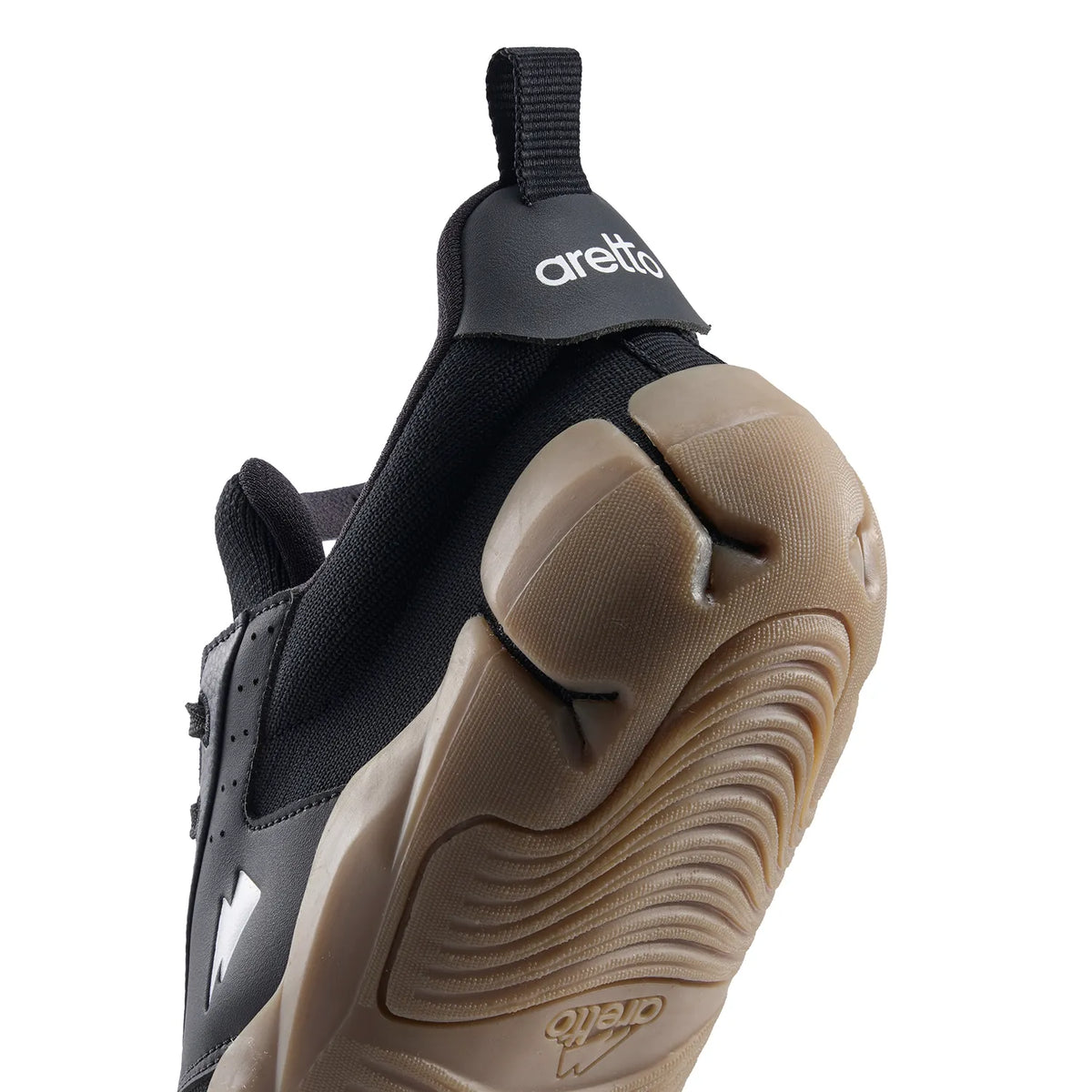 Aretto Leaps Pro Black Kids Shoes