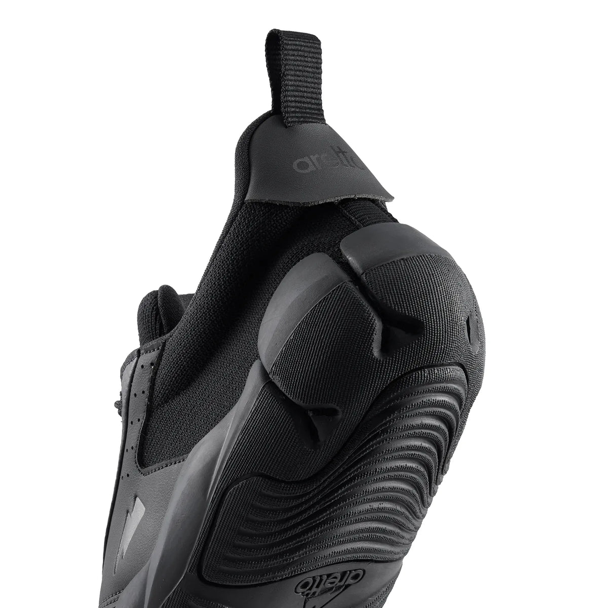 Aretto Leaps Pro Black Kids Shoes