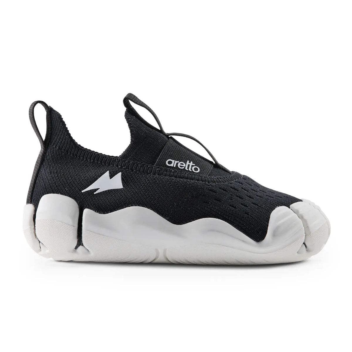 Aretto Leaps Black Kids Shoes