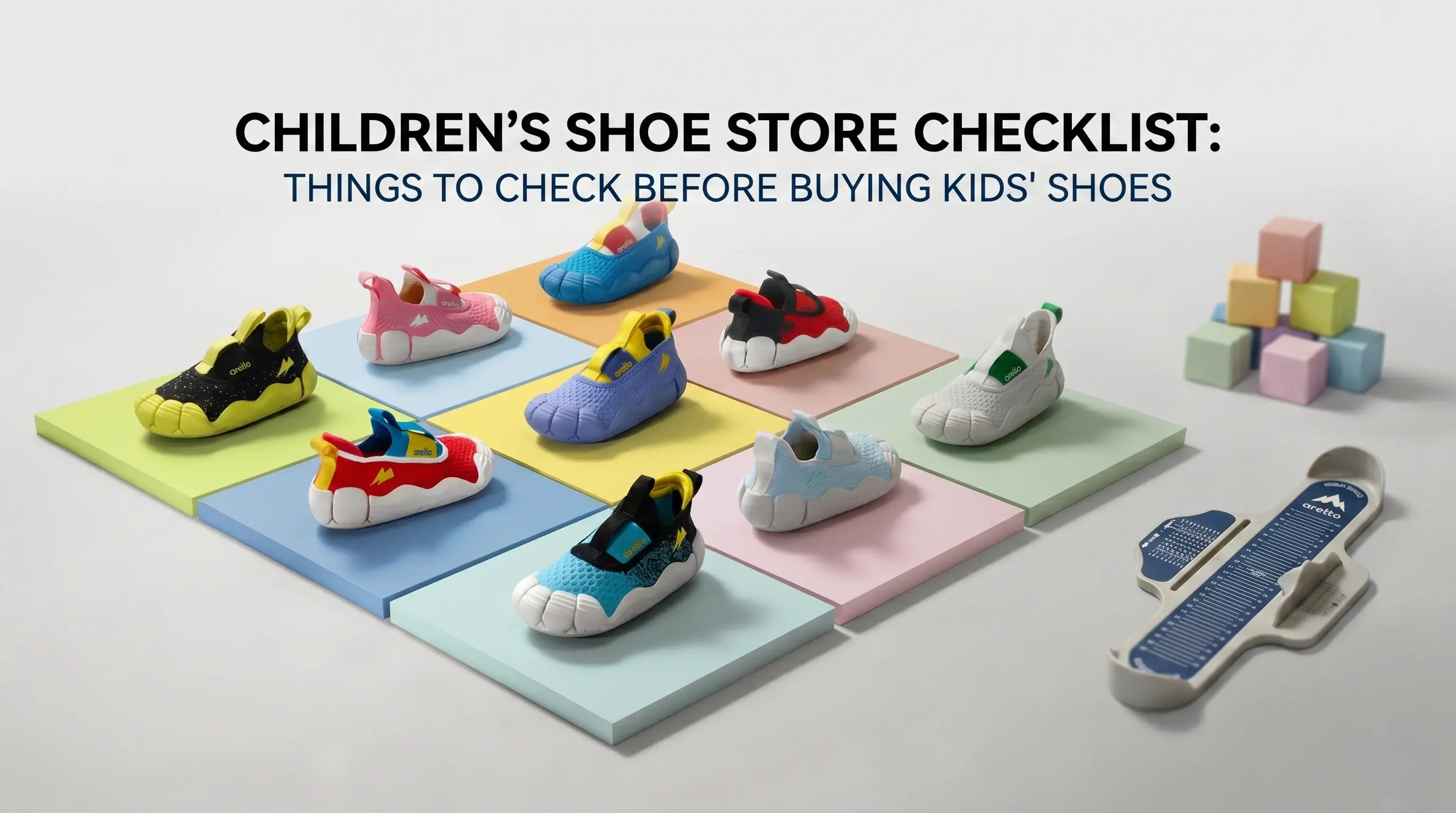 Children’s Shoe Store Checklist - Things to Check Before Buying Kids’ Shoes - Aretto