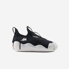 Aretto Leaps Black Kids Shoes