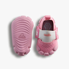 Aretto TYNY Pink Baby Shoes Gift Box – Bubble Blush, shoe top view
