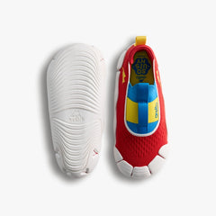 Aretto Leaps Red Kids Shoes – Colour Pop, Size S5 & S6