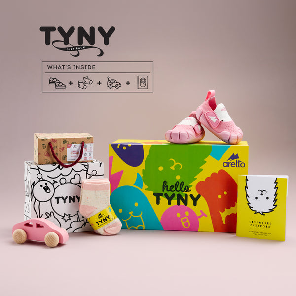 Aretto TYNY Gift Box Pink Baby Shoes